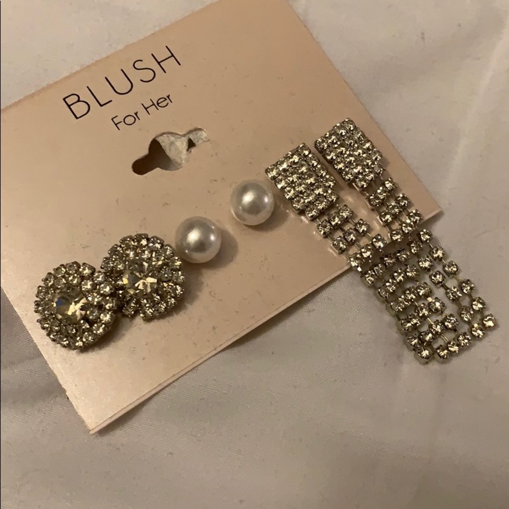 Silver earrings